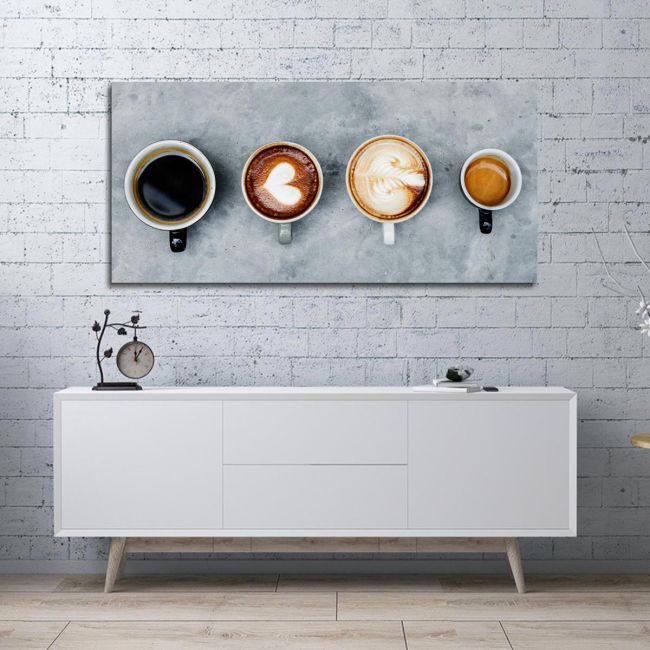Canvas print Coffees!