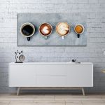 Πίνακας σε καμβά Coffees!