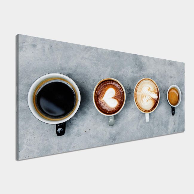 Canvas print Coffees!