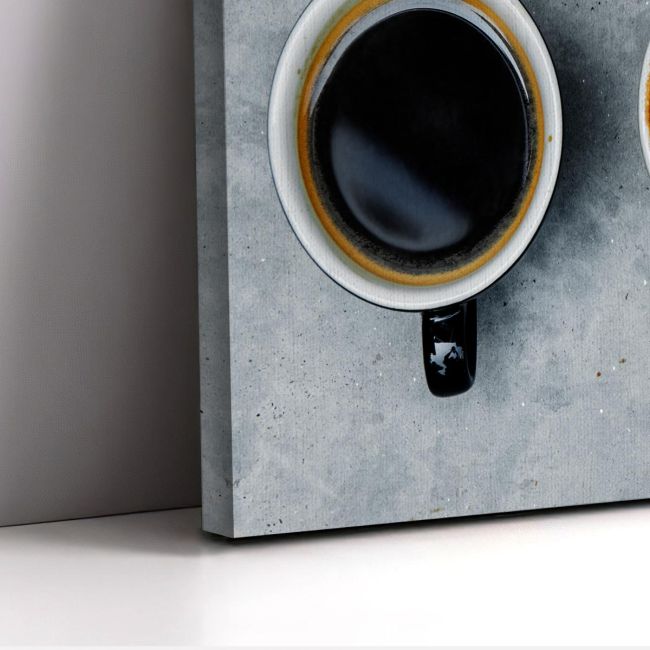 Πίνακας σε καμβά Coffees!