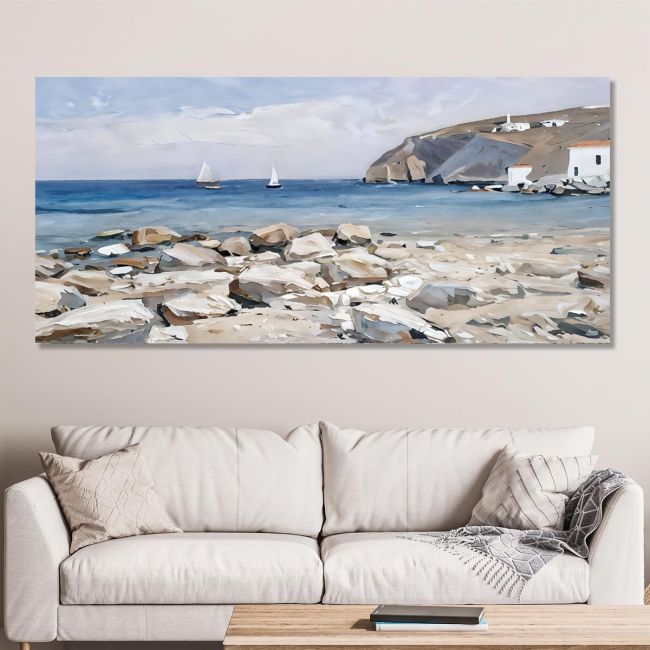 Canvas print Abstract sea scenery