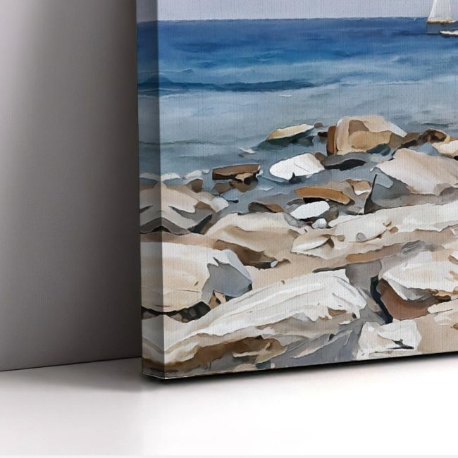 Canvas print Abstract sea scenery