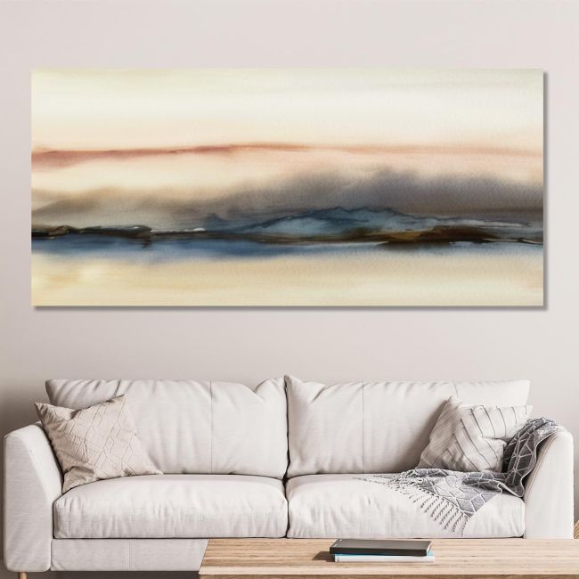 Canvas print Red horizon I