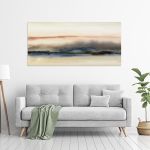 Canvas print Red horizon I