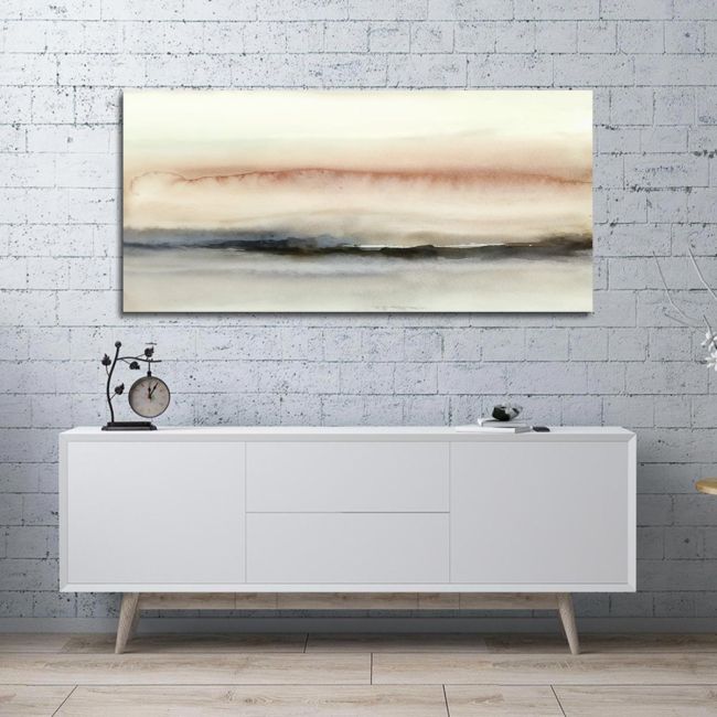 Canvas print Red horizon