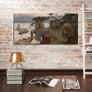 Canvas print Pastoral, Rupert Bunny, reproduction