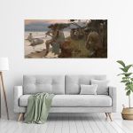 Canvas print Pastoral, Rupert Bunny, reproduction