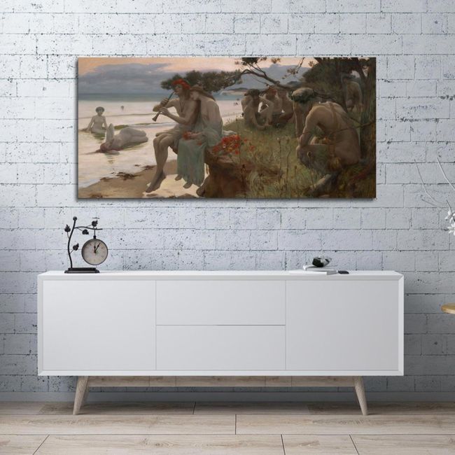 Canvas print Pastoral, Rupert Bunny, reproduction