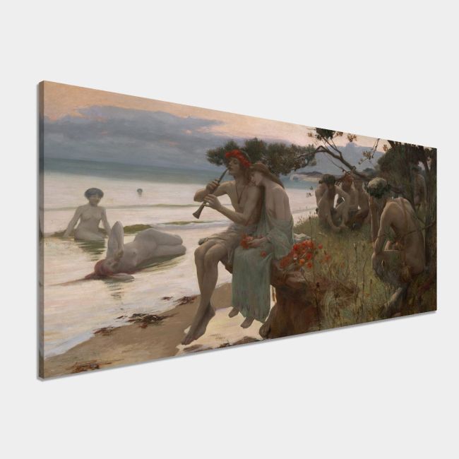 Canvas print Pastoral, Rupert Bunny, reproduction