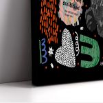 Canvas print Ancient Greece graffiti