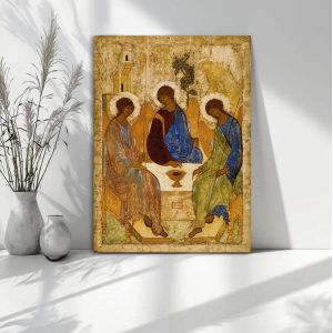Canvas print vertical, The Trinity, Andrei Rublev