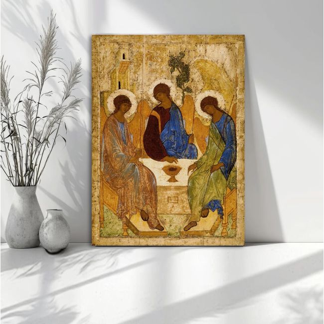 Canvas print vertical, The Trinity, Andrei Rublev