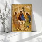Canvas print vertical, The Trinity, Andrei Rublev