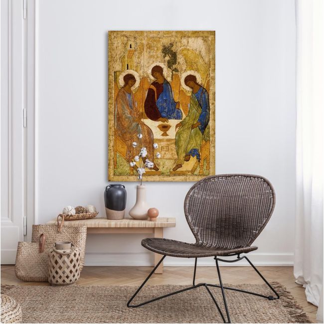 Canvas print vertical, The Trinity, Andrei Rublev