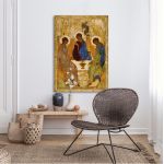 Canvas print vertical, The Trinity, Andrei Rublev