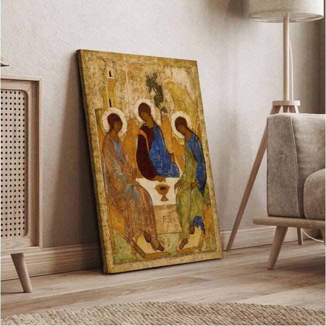 Πίνακας ζωγραφικής κάθετος, Αγία Τριάδα, Andrei Rublev