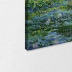 Canvas print Water lilies and Japanese bridge, Monet