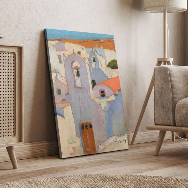 Canvas print Cycladic landscape detail Maleas, close-up detail