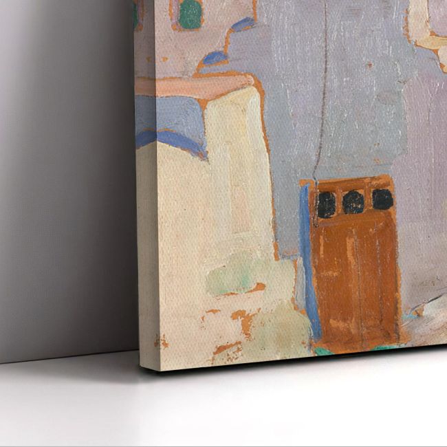 Canvas print Cycladic landscape detail Maleas, interior design