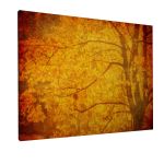 Πίνακας σε καμβά Grunge background with autumn leaves