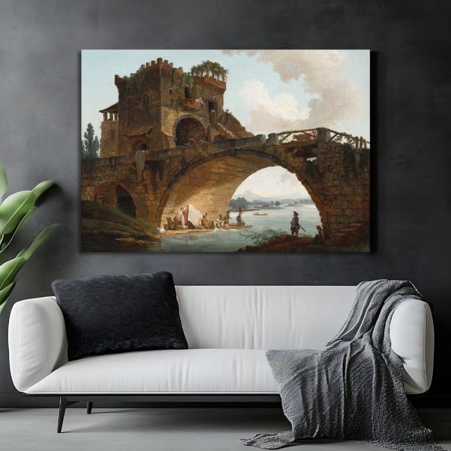 Canvas print The Ponte Salario, Robert H.