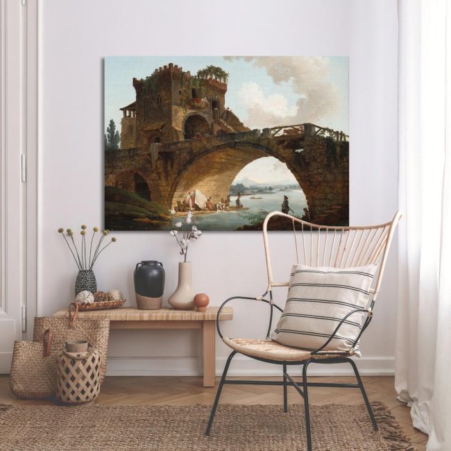 Canvas print The Ponte Salario, Robert H.