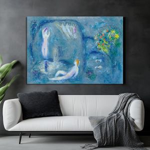 Canvas print Daphnis and Chloe, Daphnis and Chloe, reart (original Chagall M)