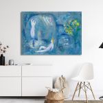 Canvas print Daphnis and Chloe, Daphnis and Chloe, reart (original Chagall M)