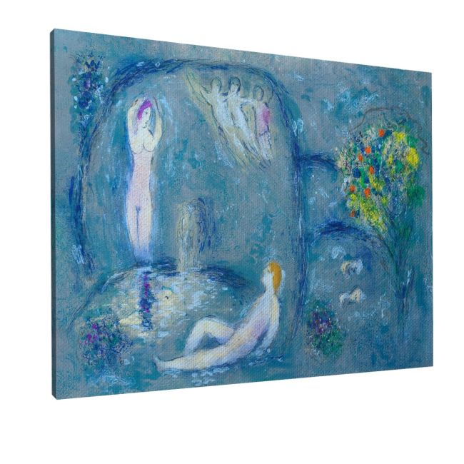 Canvas print Daphnis and Chloe, Daphnis and Chloe, reart (original Chagall M)