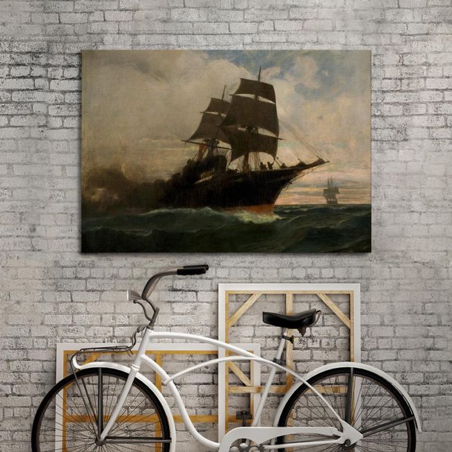 Canvas print Rising through the seas, Volanakis