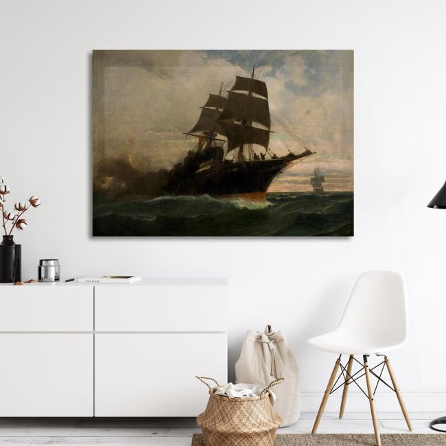 Canvas print Rising through the seas, Volanakis