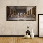 Canvas print The last supper, Leonardo da Vinci