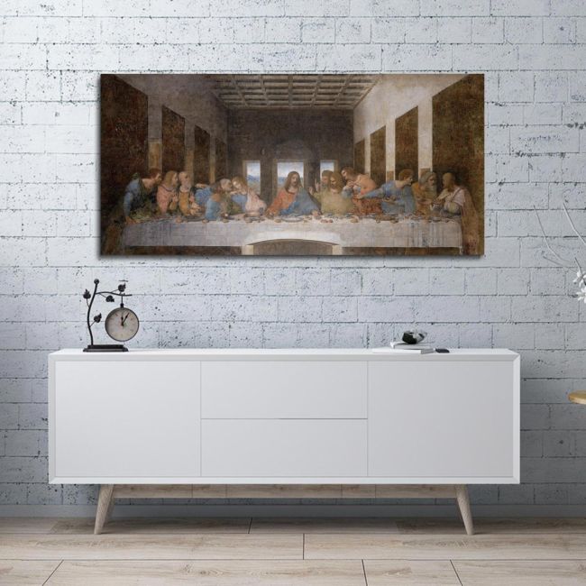Πίνακας ζωγραφικής Μυστικός δείπνος, Leonardo da Vinci