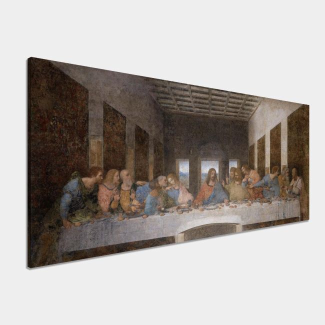 Canvas print The last supper, Leonardo da Vinci