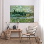 Πίνακας ζωγραφικής View of Vétheuil, Monet C.