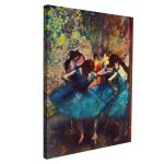 Canvas print Dancers in blue, Edgar Degas, reproduction