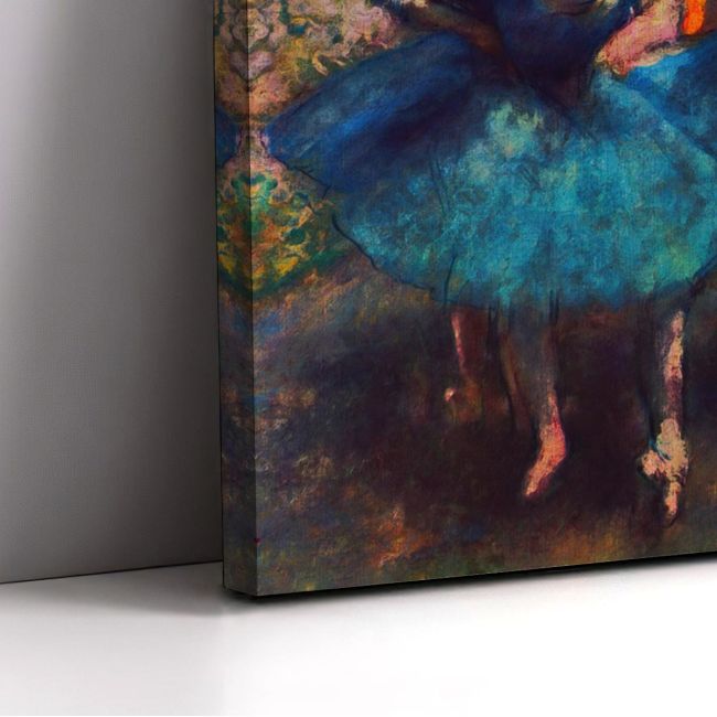 Canvas print Dancers in blue, Edgar Degas, reproduction