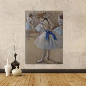 Canvas print Dancer in a ballet, Degas Edgar, reproduction