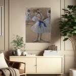 Canvas print Dancer in a ballet, Degas Edgar, reproduction