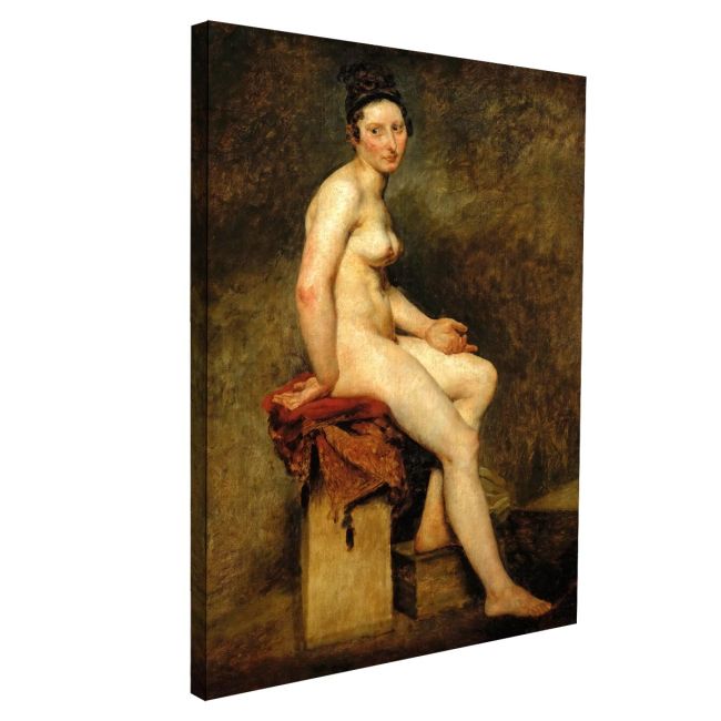 Canvas print Mademoiselle Rose, Delacroix Eugene