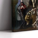 Canvas print Christ at the cross, El Greco