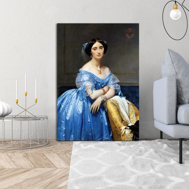 Πίνακας ζωγραφικής Princesse Albert de Broglie, Ingres Jean August