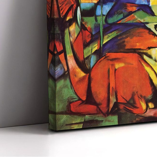 Canvas print Deer in the forest II, Marc Franz