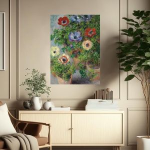 Πίνακας ζωγραφικής Anemonen, Monet Claude 2