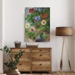 Canvas print Anemonen, Monet Claude