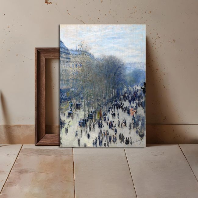 Canvas print Boulevard des Capucines, Monet Claude