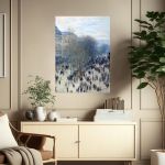 Canvas print Boulevard des Capucines, Monet Claude