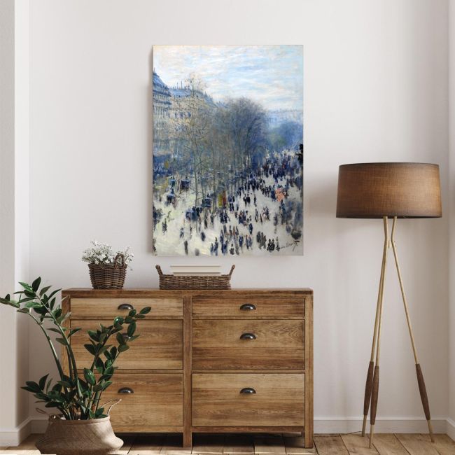 Canvas print Boulevard des Capucines, Monet Claude
