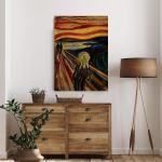 Canvas print The scream, Munch Edvard, , reproduction