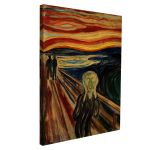 Canvas print The scream, Munch Edvard, , reproduction